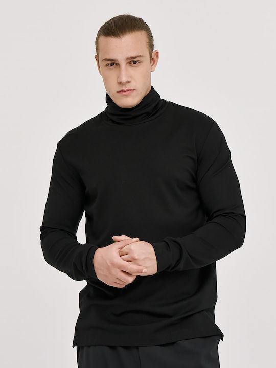 Long Sleeve Black Blouse