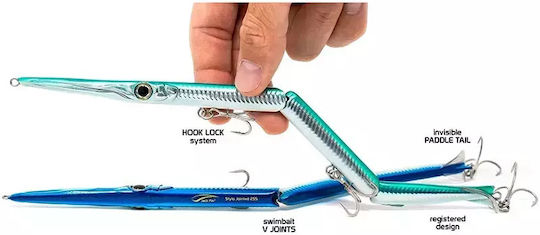 Изкуствен Jack Fin Stylo Jointed 255 Chrome UV