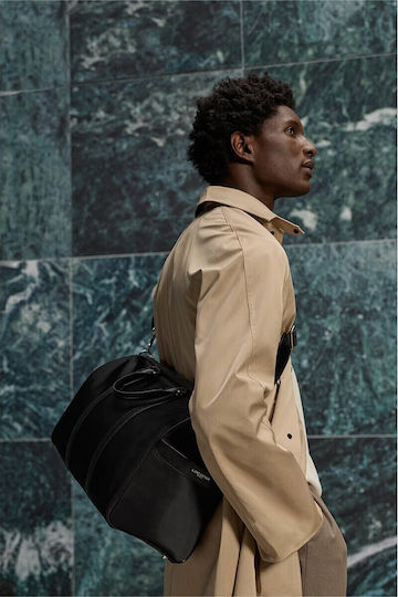 Σακβουαγιάζ Lancaster Basic Metropole Wekender Bag 304-43 Noir