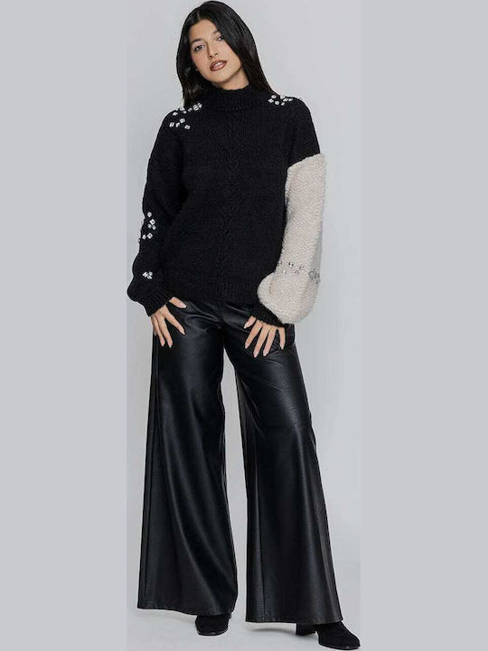Women's Long Sleeve Sweater Black
