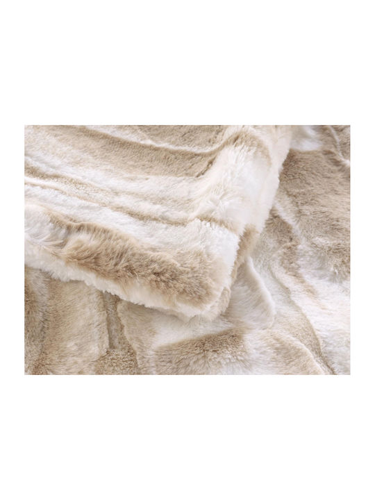 Douceur d'Intérieur Sherpa Blanket Half Double 180x220cm White