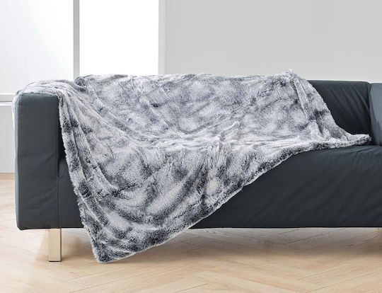 Douceur d'Intérieur Κουβέρτα Fleece Καναπέ 125x150εκ. Grey