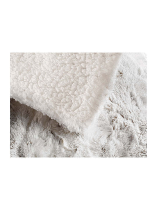 Douceur d'Intérieur Sherpa Blanket Half Double 180x220cm White