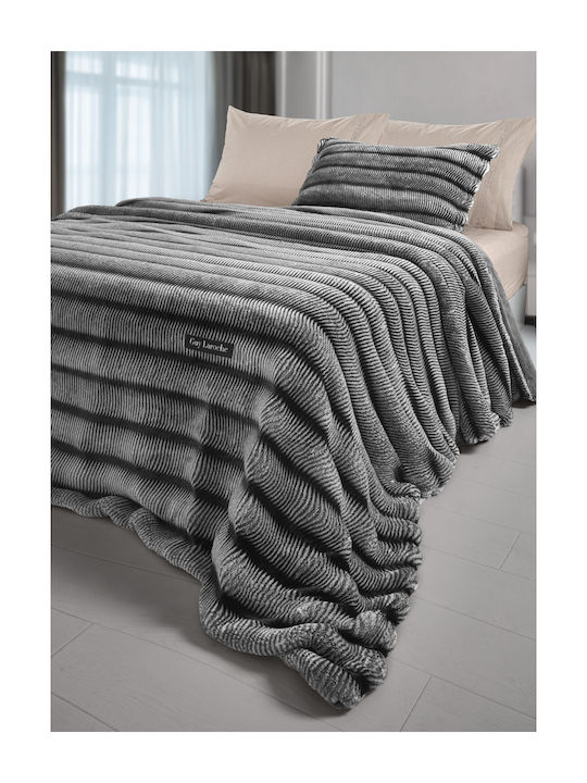 Guy Laroche Gazelle Blanket Fleece King Size 260x240cm Gazelle Black