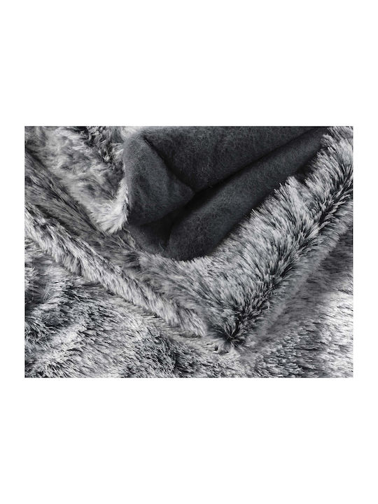 Douceur d'Intérieur Κουβέρτα Fleece Καναπέ 125x150εκ. Grey