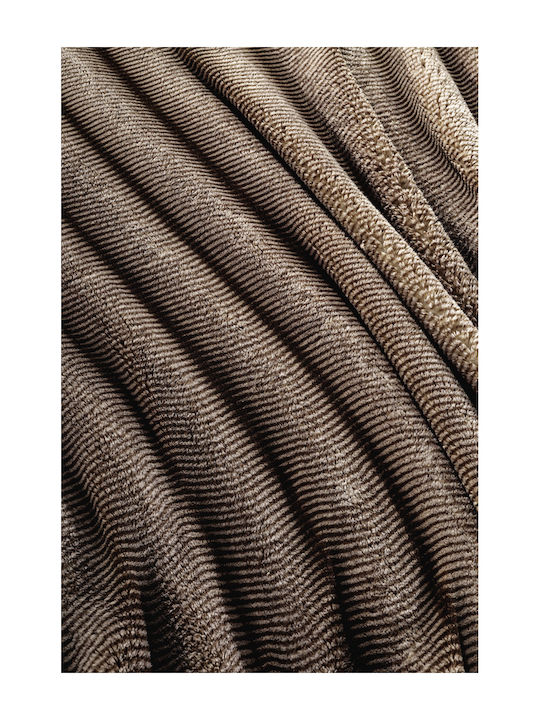 Guy Laroche Gazelle Blanket Fleece King Size 260x240cm Beige