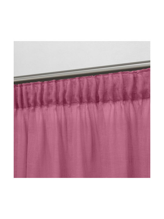Lino Home Fuchsia Pencil Pleat Curtain 150x295cm