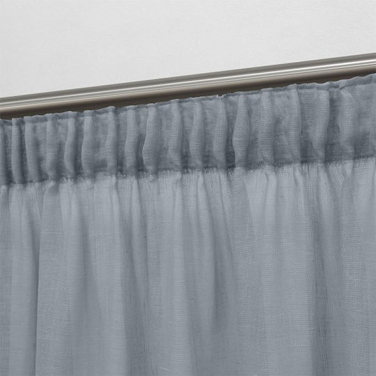Lino Home Vorhang mit Bleistiftfalten Grau 150x295cm