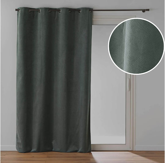 Douceur d'Intérieur Vorhang Verdunkelung Fenster mit Grommet Gray 140x260cm