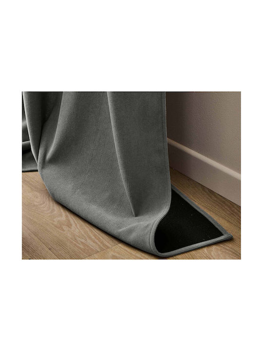 Douceur d'Intérieur Curtain Window with Grommet Gray 140x260cm