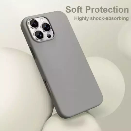 Tech-Protect Back Cover Σιλικόνης Γκρι (iPhone 17 Pro Max)