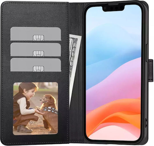 Tech-Protect Wallet Δερματίνης / Σιλικόνης Μαύρο (Xiaomi 15T)