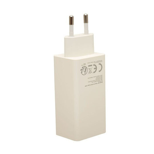 Patona Charger Without Cable GaN with USB-A Port and 2 USB-C Ports 65W Power Delivery / Quick Charge 3.0 Whites (2647)