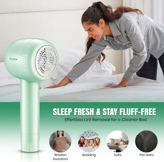VGR Rechargeable Fabric Shaver Pink