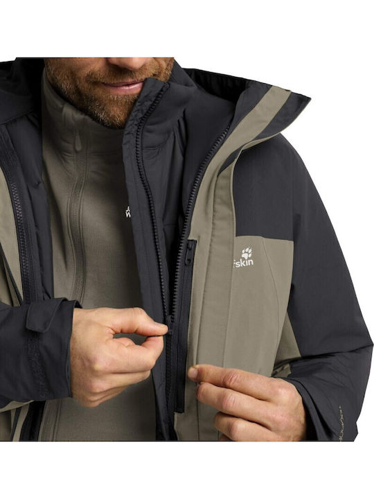 3 in 1 Winter Jacket Waterproof Ice White