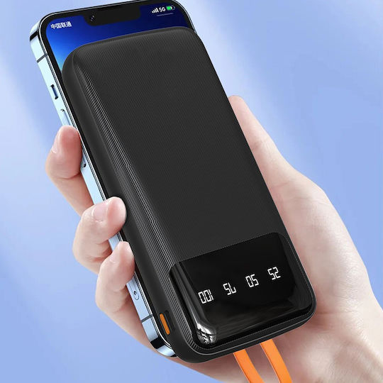 Dudao K6Pro Power Bank 10000mAh Black
