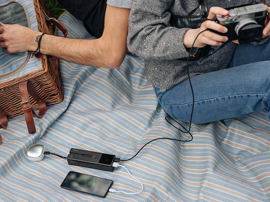 Tracer Power Bank 10000mAh 100W με Θύρα USB-A και Θύρα USB-C Μαύρο