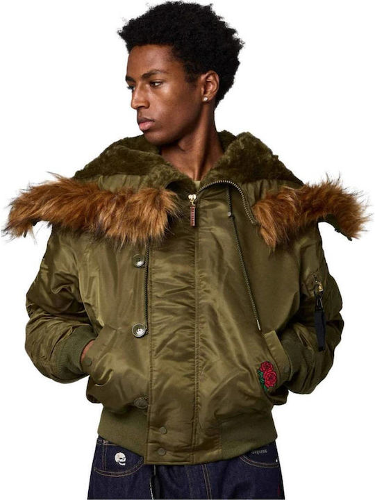 Μπουφάν Bomber Green