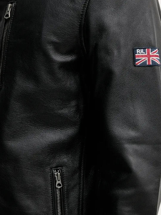 Leather Jacket Biker Black
