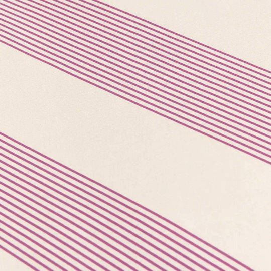 Nobodinoz Decorative Pillow Case Sheldon Lilac Diagonal Stripes 60x60cm