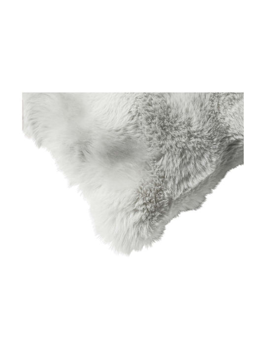 Douceur d'Intérieur Sofa Cushion Furry Gray 45x45cm