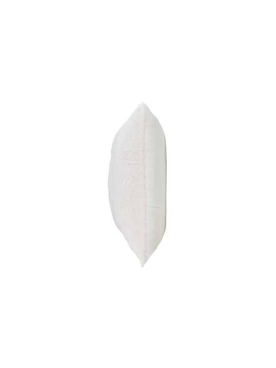 Douceur d'Intérieur Μαξιλάρι Καναπέ από Γούνα Natural 45x45εκ.