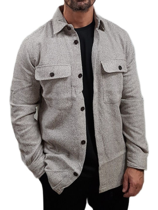 Jack & Jones Melange Памучен Overshirt Зелен