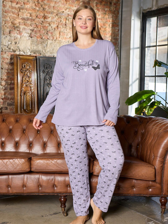 Modalove Set Pijamale pentru Femei Purple