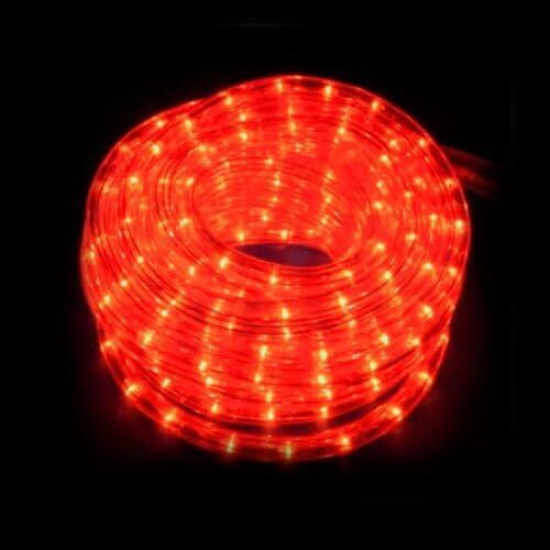 Christmas Light Tube Orange 220V with Controller 10m IP44