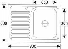 7-05-017 Επικαθήμενος Inox Μ80xΠ50cm Ασημί 7-05-017 Επικαθήμενος Inox Μ80xΠ50cm Ασημί