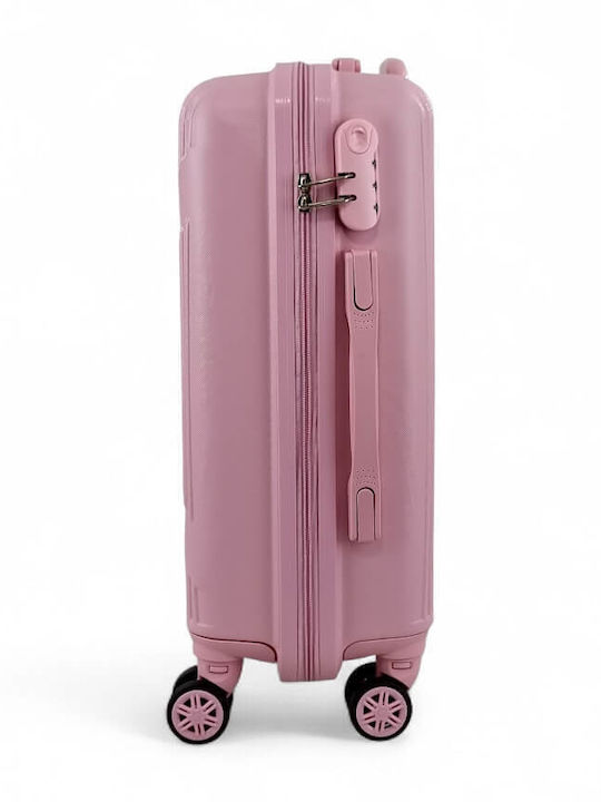 Hard Cabin Suitcase Playfulbags Ps029-20 55x40x20cm – Ideal for Ryanair & Low-cost Flights Pink