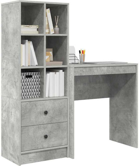 Schreibtisch Holz Concrete Grey 70x40x76cm