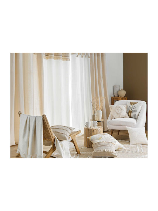 Douceur d'Intérieur Ziggy Ριχτάρι Πολυθρόνας 125x150εκ. White