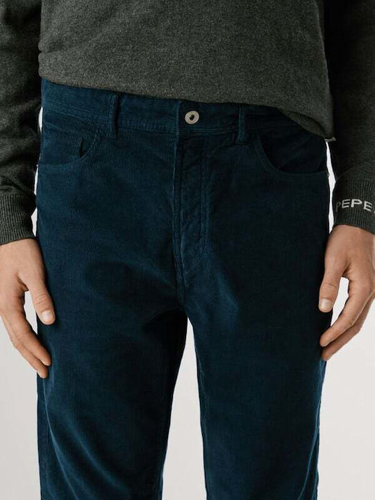Trousers Chino in Slim Fit Blue
