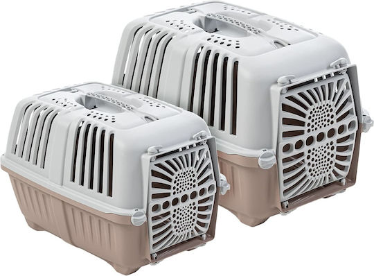 Uniq Safeport Pratiko 1 Plastic Pink Dog Transport Cage