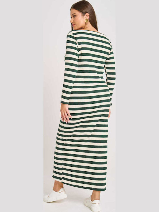 Midi Knitted Green Dress