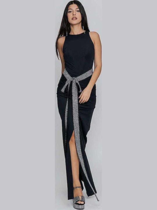 Sommer Maxi Abendkleid Schwarz