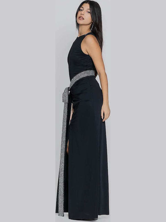 Sommer Maxi Abendkleid Schwarz