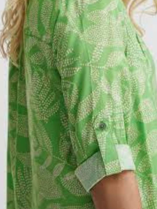 Mânecă lungă Femei Cămașă Green