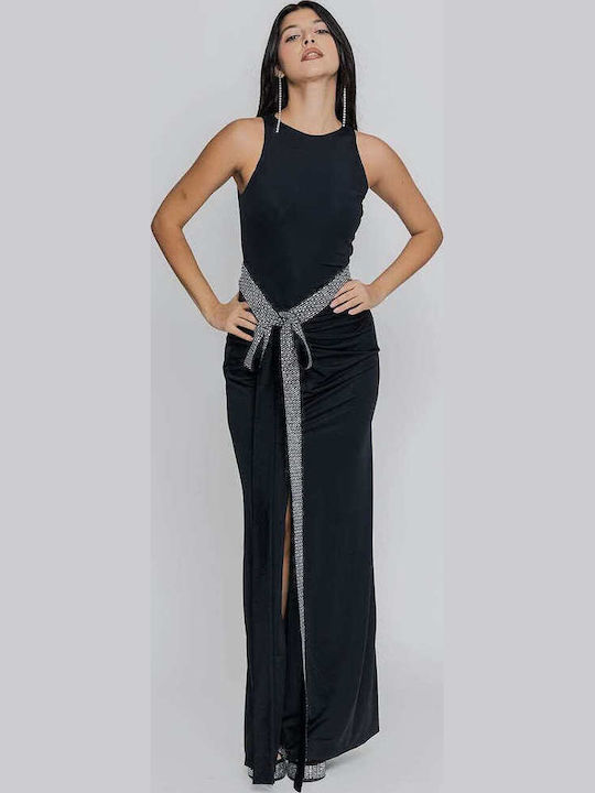 Sommer Maxi Abendkleid Schwarz