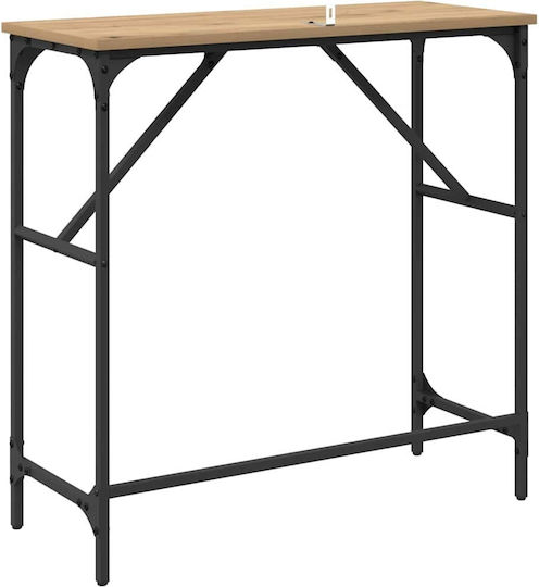 Metal Console Table Coffee L75xW32xH75cm