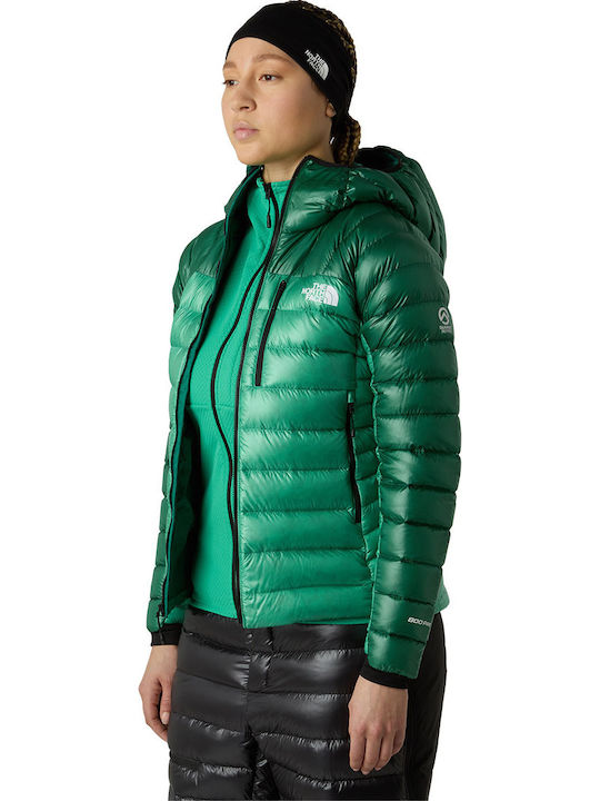 Summit Women's for Hiking Lifestyle Jacket Waterproof for Winter with Hood Green