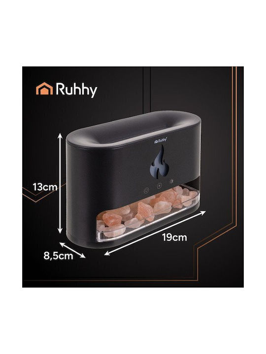 Ruhhy LED Устройство за ароматерапия с таймер Черен 250мл 26417