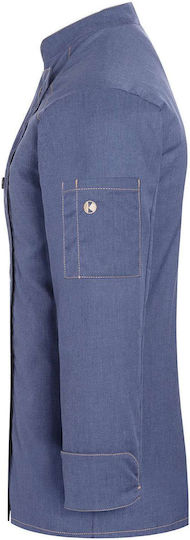 Karlowsky Σακάκι Σεφ Γυναικείο Μπλε Jeans-style Vintage