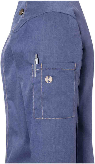 Karlowsky Σακάκι Σεφ Γυναικείο Μπλε Jeans-style Vintage