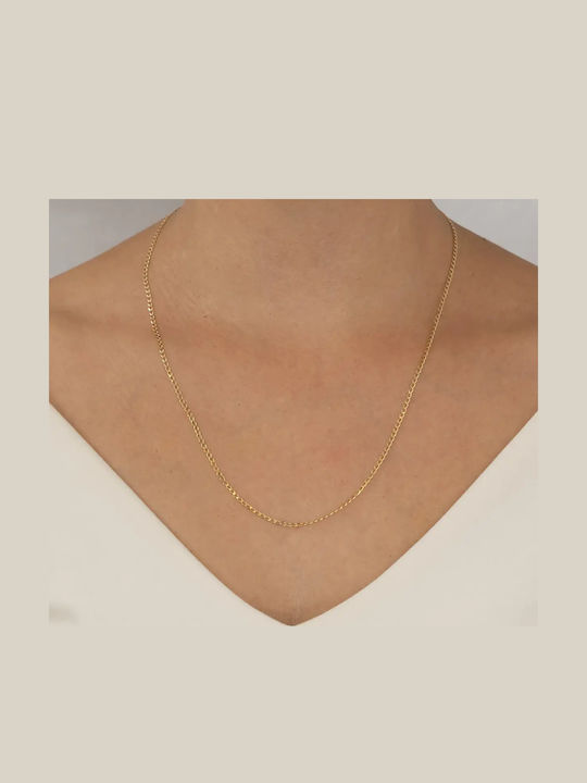 Златна Верига Врат 14K Дължина 55cm