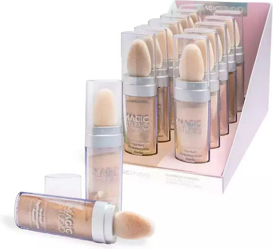 Idc Magic Studio Stardust Highlighter Loser Puder Γκλίτερ Προσώπου & Σώματος 9,6gr 01 Pink