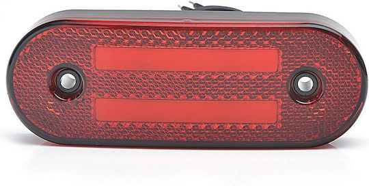 Lumină de poziție LED 1224 W175 12v-24v Roșu Was