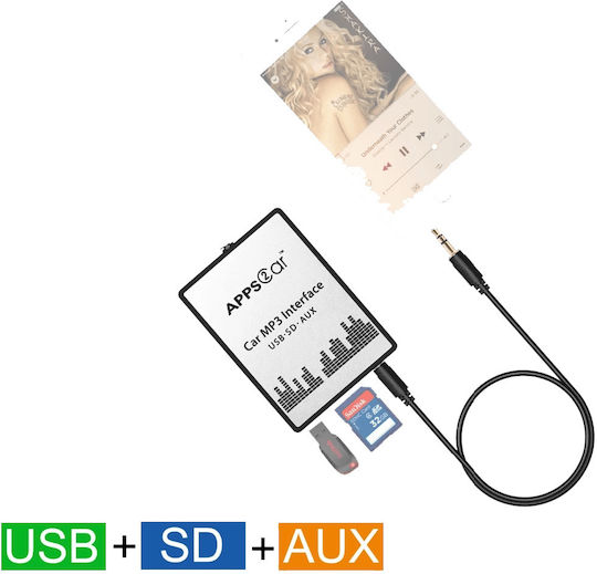 Electric Life Αντάπτορας Αυτοκινήτου USB για Honda