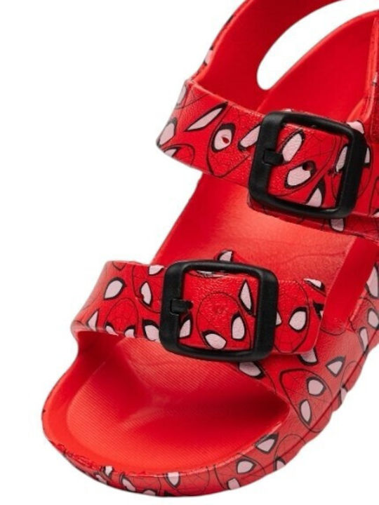 Spiderman Children's Beach Shoes Red